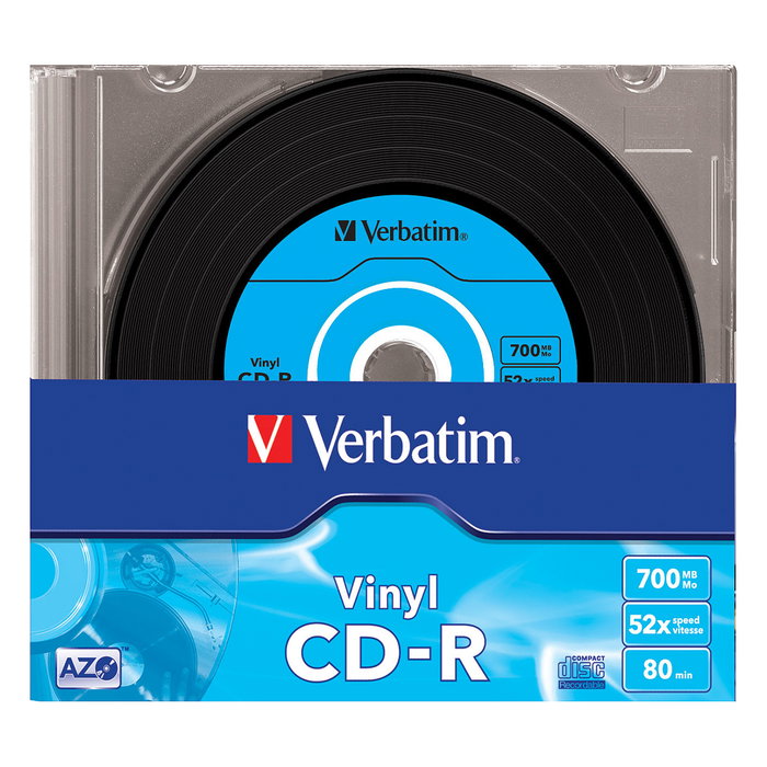 Verbatim CD-R AZO Data Vinyl 700MB 52x Pack de 10