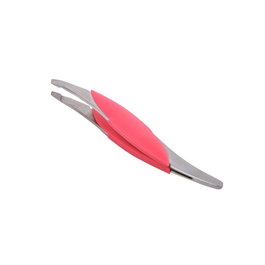 Bifull Brezze Red Pinza Ergonomica Punta Redonda Profesional para Peluquería