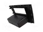 ACV Bastidor de montaje de radio para Seat Leon 2005->, 2 ISO, Negro