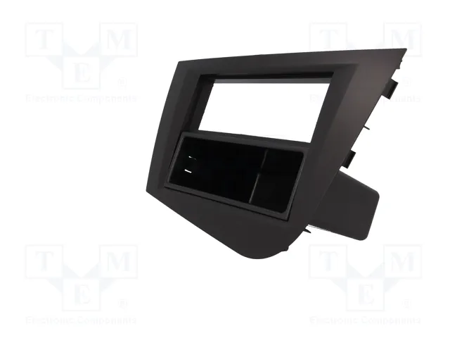ACV Bastidor de montaje de radio para Seat Leon 2005->, 2 ISO, Negro