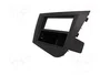 ACV Bastidor de montaje de radio para Seat Leon 2005->, 2 ISO, Negro