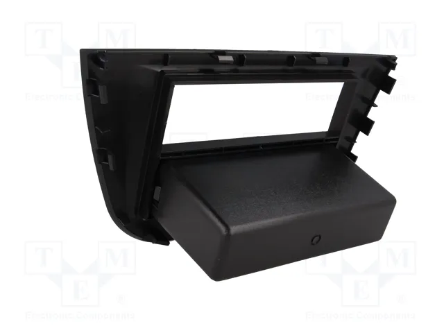 ACV Bastidor de montaje de radio para Seat Leon 2005->, 2 ISO, Negro