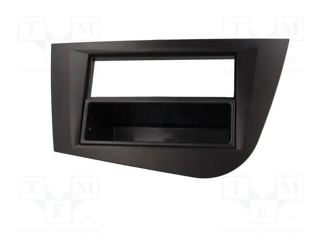 ACV Bastidor de montaje de radio para Seat Leon 2005->, 2 ISO, Negro