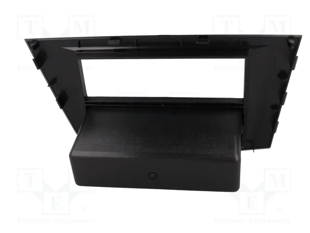 ACV Bastidor de montaje de radio para Seat Leon 2005->, 2 ISO, Negro