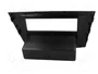 ACV Bastidor de montaje de radio para Seat Leon 2005->, 2 ISO, Negro