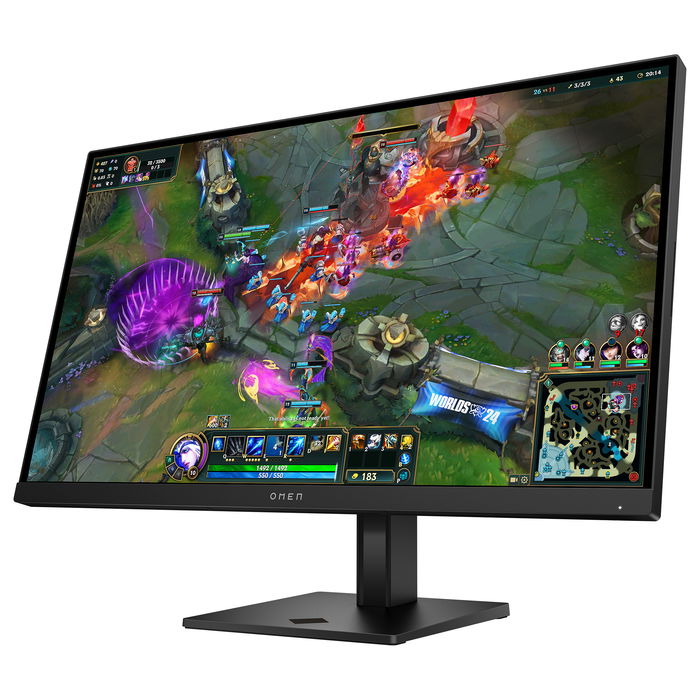 HP OMEN 27qs G2 Gaming Monitor LED IPS 27 Pulgadas 68.6 cm QHD 2560 x 1440 240 Hz 1 ms HDR 400 NVIDIA G-SYNC AMD FreeSync Premium Altavoces Negro