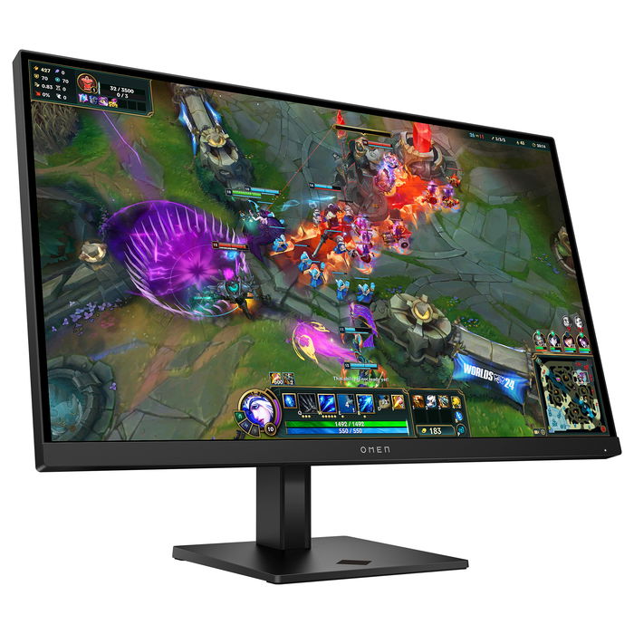 HP OMEN 27qs G2 Gaming Monitor LED IPS 27 Pulgadas 68.6 cm QHD 2560 x 1440 240 Hz 1 ms HDR 400 NVIDIA G-SYNC AMD FreeSync Premium Altavoces Negro