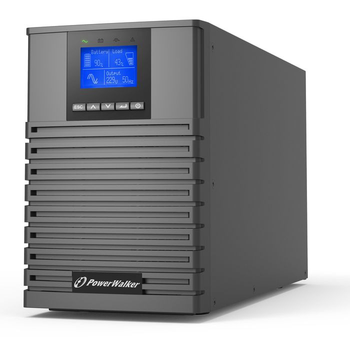 PowerWalker VFI 1000-3000 ICT/ICR UPS Online 1000VA/1000W Doble Conversión Factor Potencia Unitario Pantalla LCD PowerWalker VFI 1000-3000 ICT/ICR UPS Online 1000VA/1000W Doble Conversión Factor Potencia Unitario Pantalla LCD
