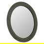 Espejo Redondo Verde Mdf-Tejido 80 X 4 X 80 cm