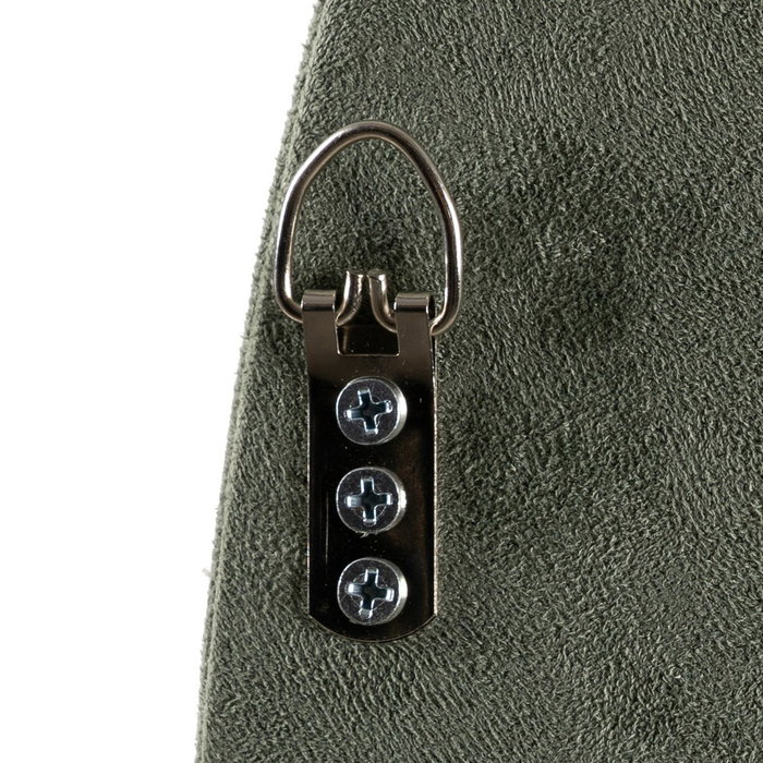 Espejo Redondo Verde Mdf-Tejido 80 X 4 X 80 cm