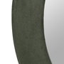 Espejo Redondo Verde Mdf-Tejido 80 X 4 X 80 cm