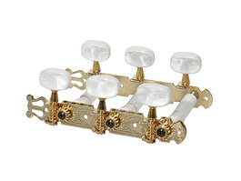 Clavijero Boston para Clásica 3+3 Perlas Dorado