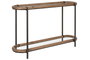 DKD Home Decor Consola Loft Natural Negro 36 x 81 x 131 cm