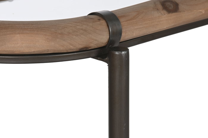 DKD Home Decor Consola Loft Natural Negro 36 x 81 x 131 cm DKD Home Decor Consola Loft Natural Negro 36 x 81 x 131 cm