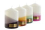 DKD Home Decor Vela de Cera de Parafina Bicolor Surtida 270g