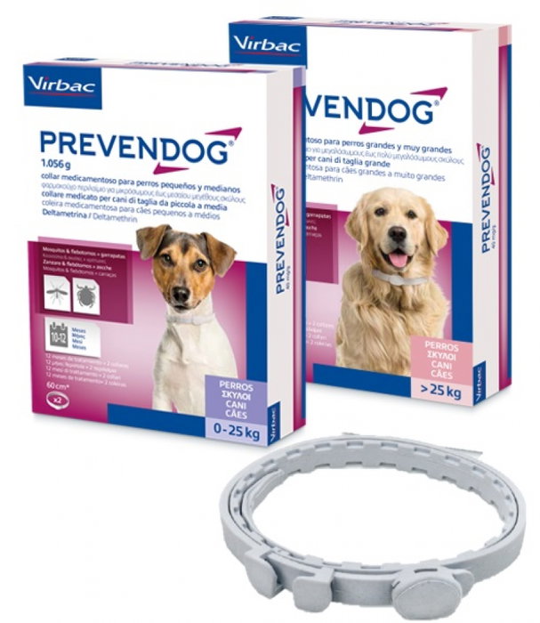 Virbac Prevendog Collar Antiparasitario de 60 cm x 1 unidad Virbac Prevendog Collar Antiparasitario de 60 cm x 1 unidad