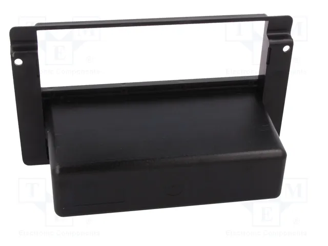 PER.PIC. Bastidor de montaje de radio 2 DIN para Land Rover Freelander 2004-2007, negro