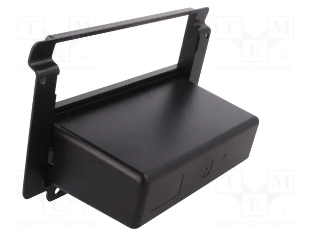 PER.PIC. Bastidor de montaje de radio 2 DIN para Land Rover Freelander 2004-2007, negro