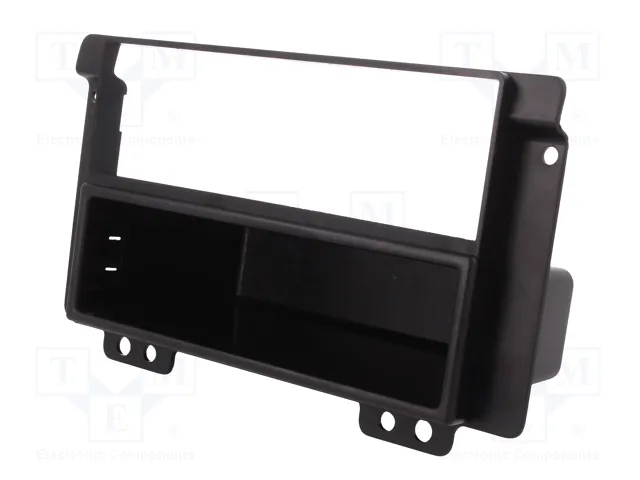 PER.PIC. Bastidor de montaje de radio 2 DIN para Land Rover Freelander 2004-2007, negro