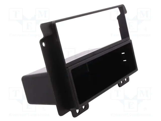 PER.PIC. Bastidor de montaje de radio 2 DIN para Land Rover Freelander 2004-2007, negro