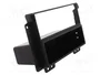 PER.PIC. Bastidor de montaje de radio 2 DIN para Land Rover Freelander 2004-2007, negro