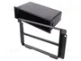 PER.PIC. Bastidor de montaje de radio 2 DIN para Land Rover Freelander 2004-2007, negro