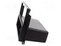 PER.PIC. Bastidor de montaje de radio 2 DIN para Land Rover Freelander 2004-2007, negro