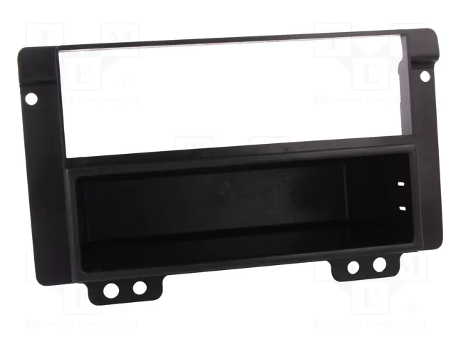 PER.PIC. Bastidor de montaje de radio 2 DIN para Land Rover Freelander 2004-2007, negro