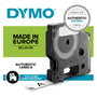 Dymo Cinta D1 Negro sobre verde 12mm x 7m