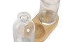 DKD Home Decor Set de Aceitera y Vinagrera de Cristal de 2 Piezas, 500ml