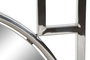 DKD Home Decor Espejo de Acero y Cristal Plateado 70x70 cm