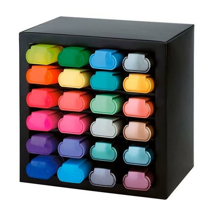 Faber-Castell Textliner 46 Set de Escritorio 24 Marcadores Fluorescentes Surtidos