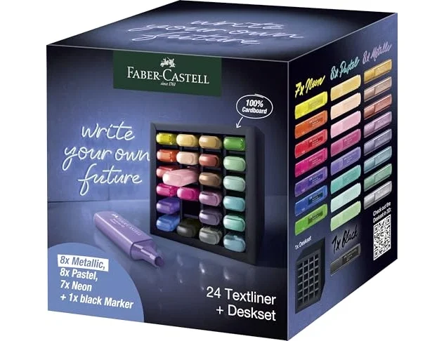 Faber-Castell Textliner 46 Set de Escritorio 24 Unidades Surtidos