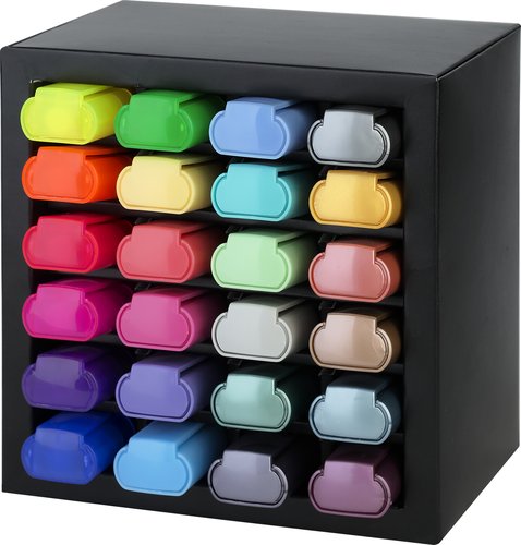 Faber-Castell Textliner 46 Set de Escritorio 24 Marcadores Fluorescentes Surtidos