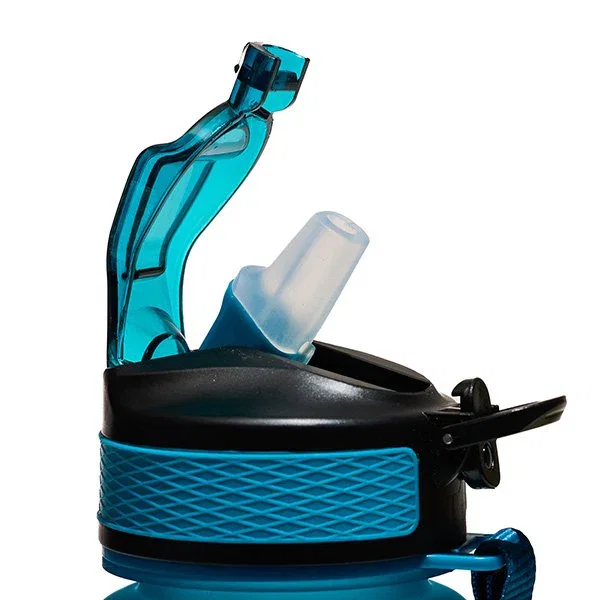 Muitomas WBOTTLESP750BL - Botella de agua deportiva reutilizable 750ml azul ártico, a prueba de fugas y con pajita