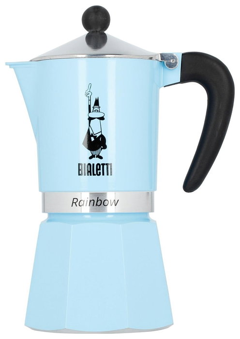 Bialetti Moka Express Rainbow Azul Arcoíris de 6 tazas Bialetti Moka Express Rainbow Azul Arcoíris de 6 tazas