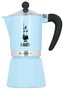 Bialetti Moka Express Rainbow Azul Arcoíris de 6 tazas