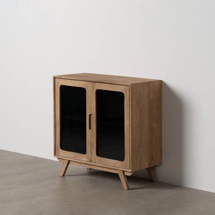 Mueble Auxiliar Natural Madera de Mango 81 X 41 X 83 cm