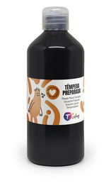 Tempera Tcolors Liquida 500 Ml (Botella) Negro