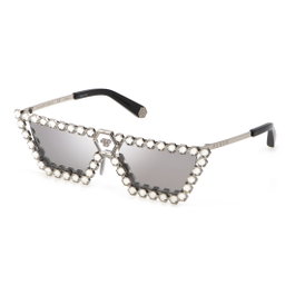 Philipp Plein SPP030S57579X Gafas de sol para mujer con detalles dorados