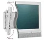 Marca por definir Soporte de pared monoplasma-s Plata