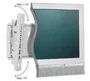 Omb Monoplasma-S Soporte de Pared Orientable Plata