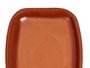 La Dehesa Bandeja Plana Rectangular 26x20 cm Barro Refractario Color Miel (Set de 13)