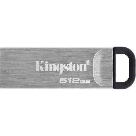 Kingston DataTraveler Kyson DTKN/512GB - Pendrive USB 3.2 Gen 1 512GB, Hasta 200MB/s Lectura, Diseño Metálico Sin Capuchón y Presilla Kingston DataTraveler Kyson DTKN/512GB - Pendrive USB 3.2 Gen 1 512GB, Hasta 200MB/s Lectura, Diseño Metálico Sin Capuchón y Presilla