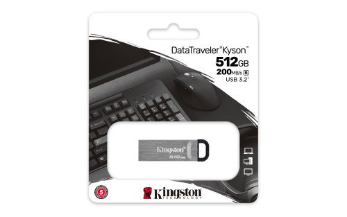 Kingston DataTraveler Kyson 512 GB Plata