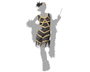 Disfraz Charleston Adulto Mujer Negro y Dorado Talla XL con Tocado