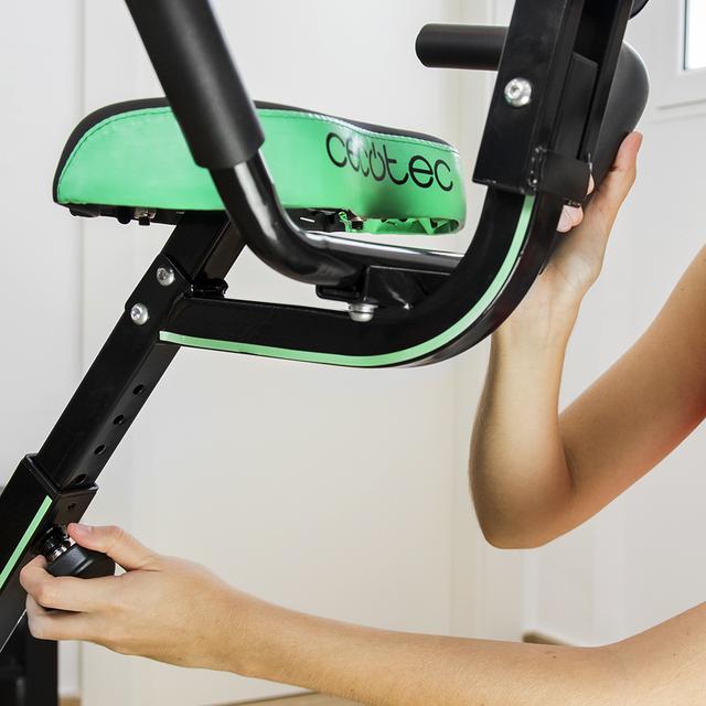 Cecotec X-Bike Pro Bicicleta Estática Plegable Magnética Negro y Verde