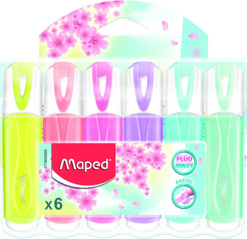 Maped Marcadores Fluorescentes Classic Tonos Pastel