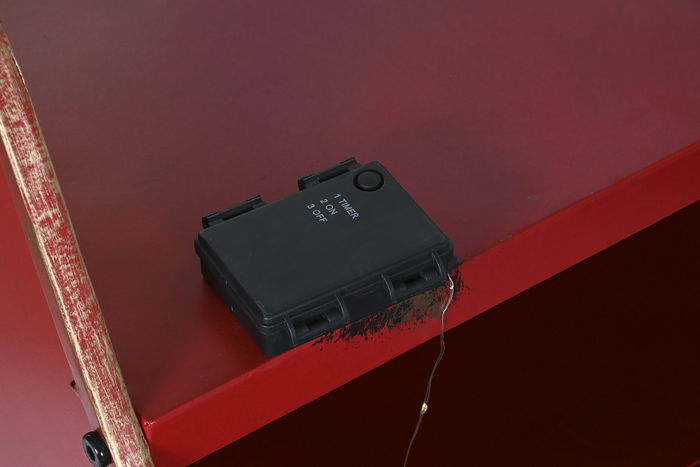 DKD Home Decor Trineo Navidad Tradicional XXL Rojo Dorado 220 x 100 x 110 cm LED Metal DKD Home Decor Trineo Navidad Tradicional XXL Rojo Dorado 220 x 100 x 110 cm LED Metal