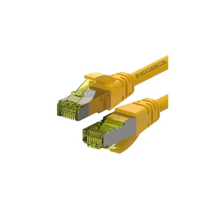 WP WPC-PAT-6ASF002 Cable de Red Cat6a S/FTP (S-STP) Amarillo 0,2 m - Cable Ethernet Patch WP WPC-PAT-6ASF002 Cable de Red Cat6a S/FTP (S-STP) Amarillo 0,2 m - Cable Ethernet Patch